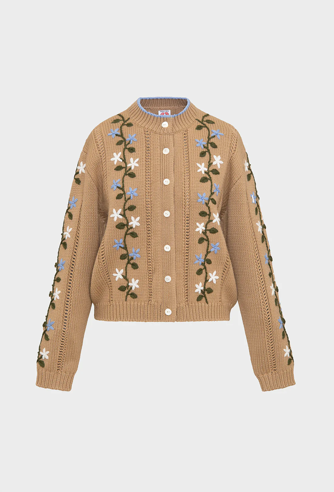 Hesper Cardigan - Camel/Multi - Zimenao
