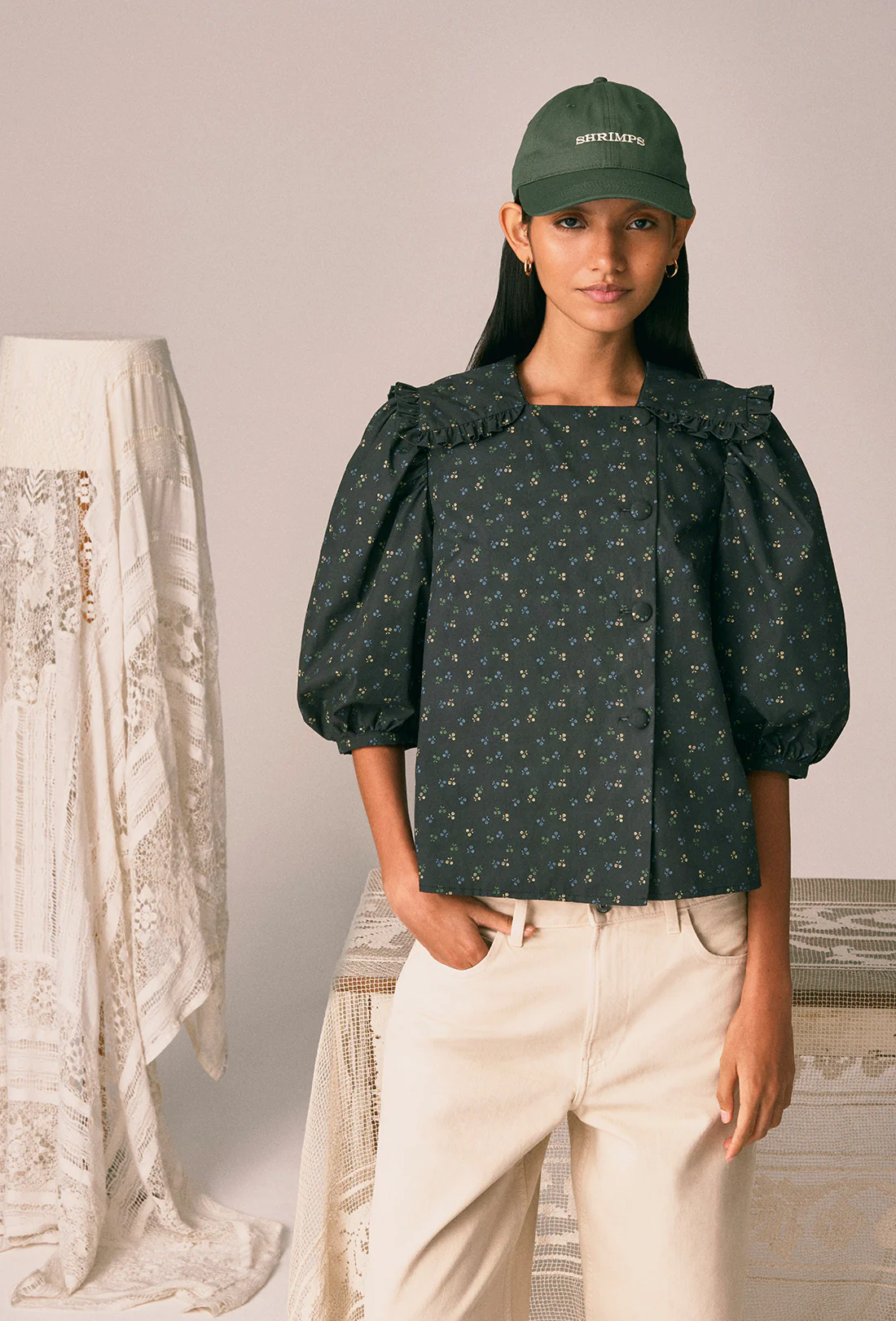 Circe Cap - Caper Green/Cream - Zimenao