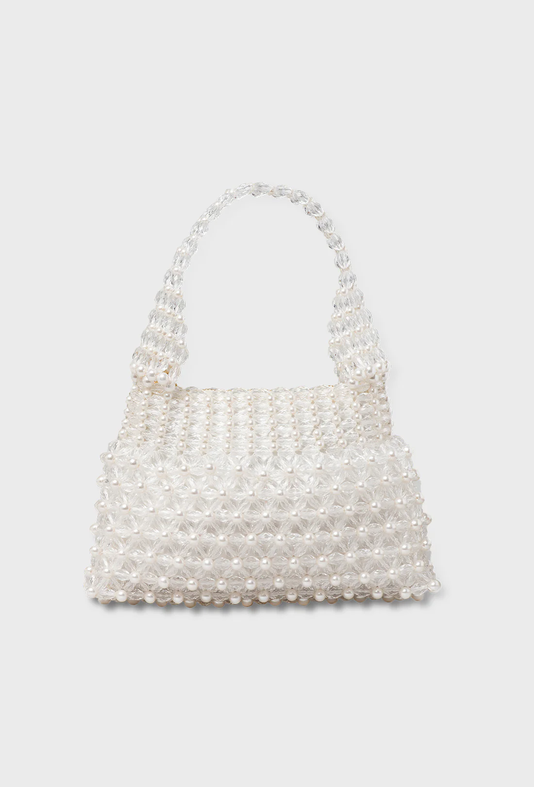 Mini Quinn Bag - Cream and Clear - Zimenao
