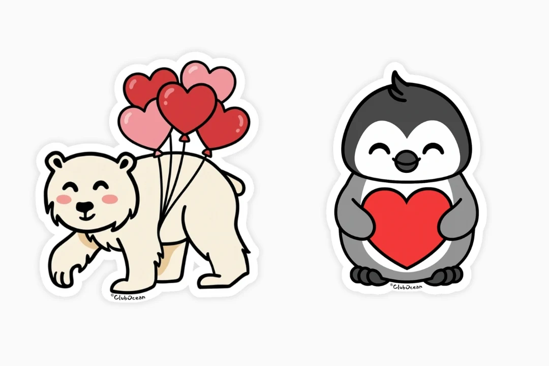Valentine's Stickers - Zimenao