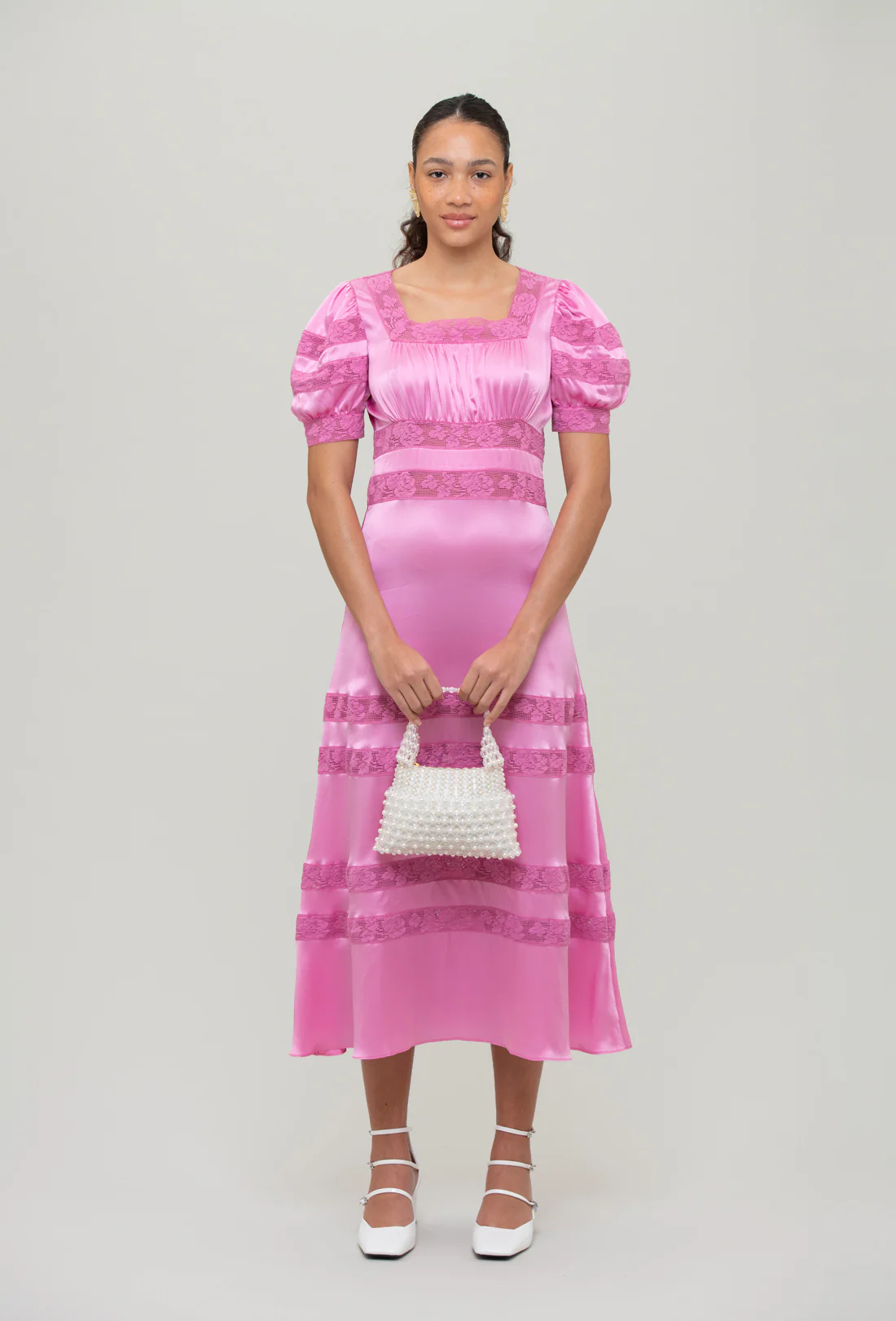 Mini Quinn Bag - Cream and Clear - Zimenao