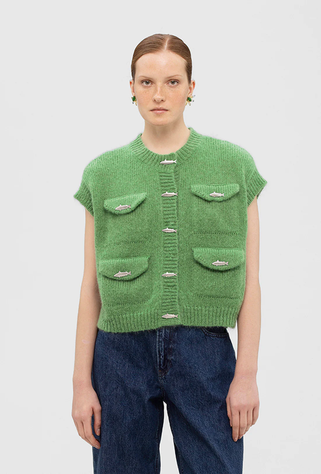 Lennox Vest - Leaf Green - Zimenao