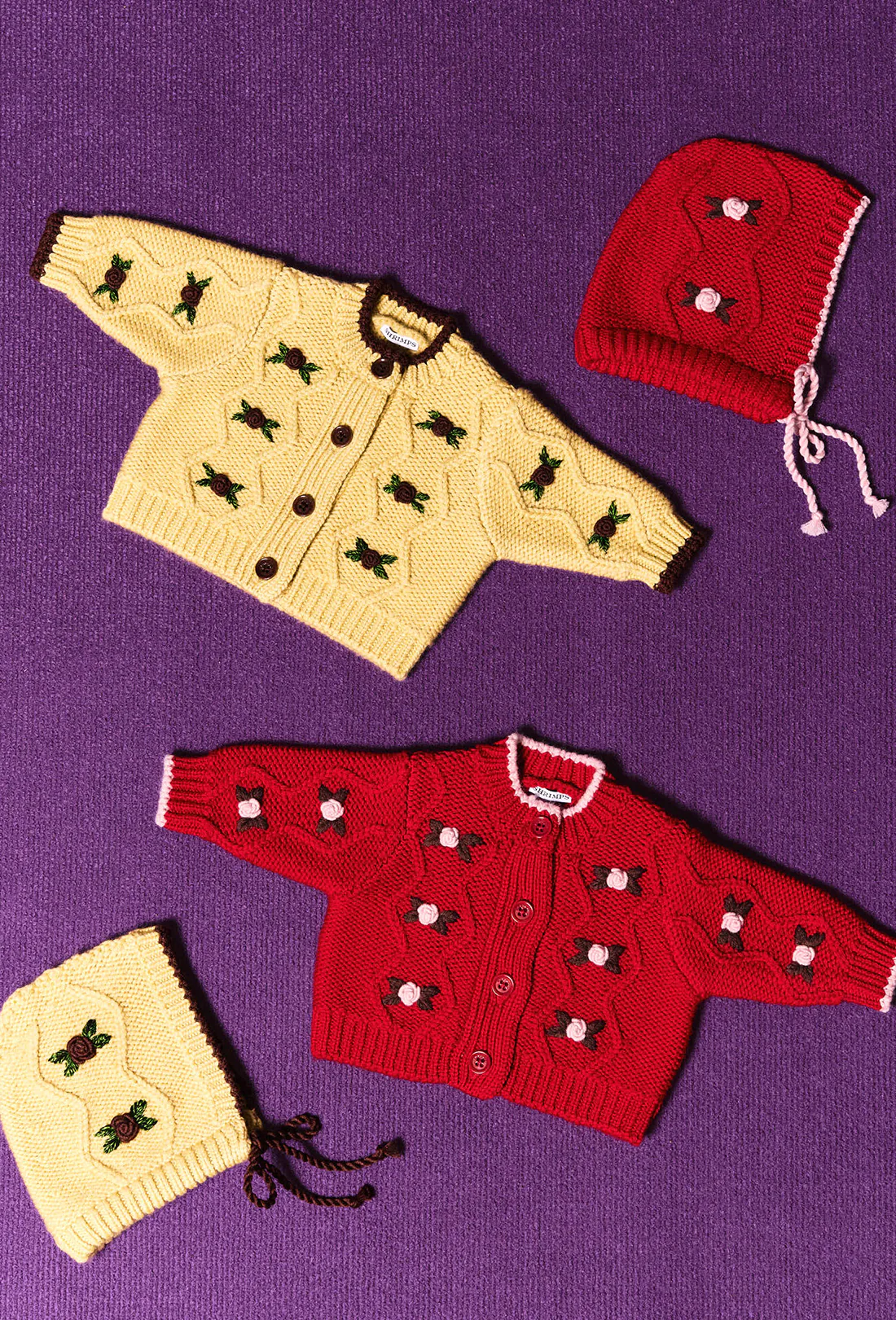 Irie Baby & Kids Cardigan - Dusty Yellow/Choc Brown - Zimenao