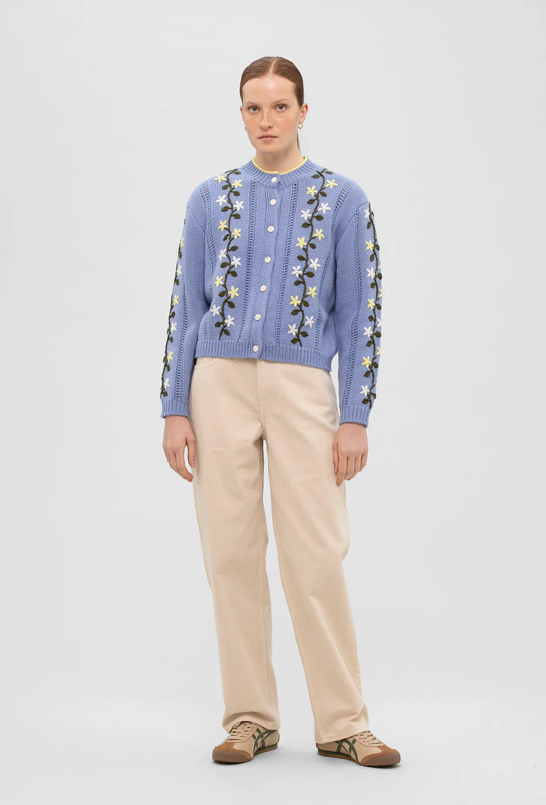 Hesper Cardigan - Greek Blue/Multi - Zimenao