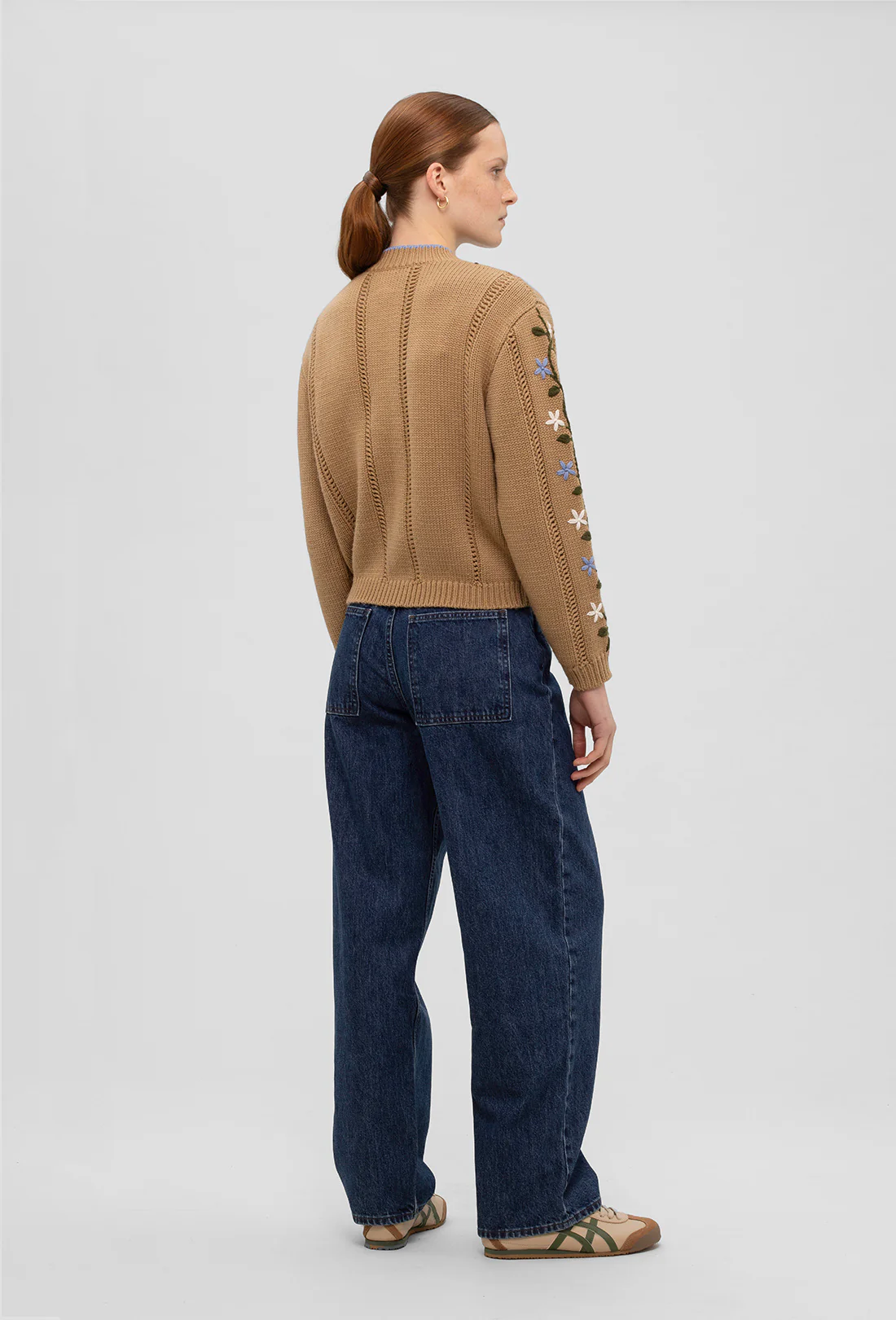 Hesper Cardigan - Camel/Multi - Zimenao